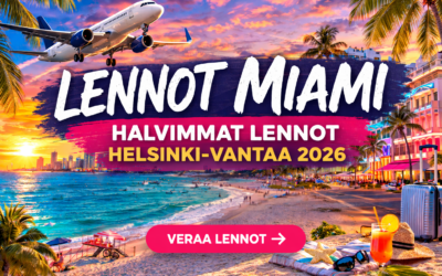 Lennot Miami – Halvimmat lennot Helsinki-Vantaa 2026